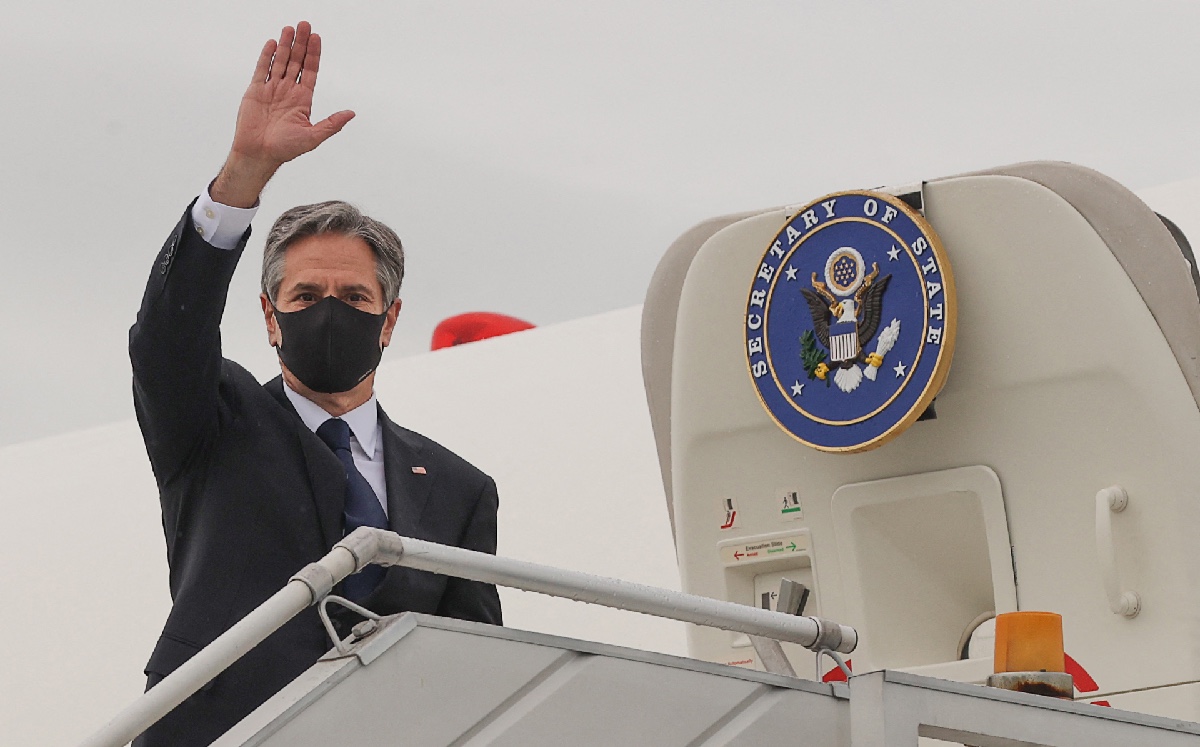 Anthony Blinken en Kuwait. (AFP)