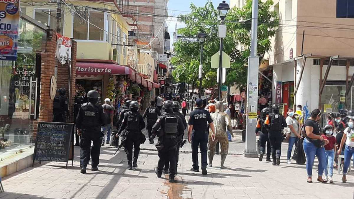 Ante el aumento de delitos, policías implementan operativo en Chilpancingo
