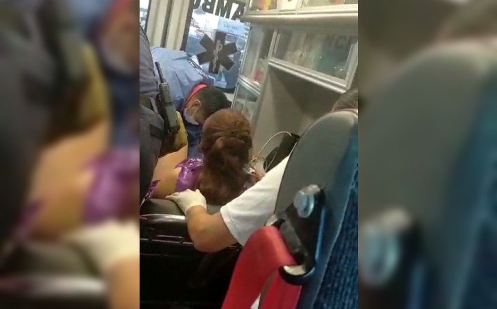 Dio a luz en la ambulancia, no alcanzaron a llegar al hospital.