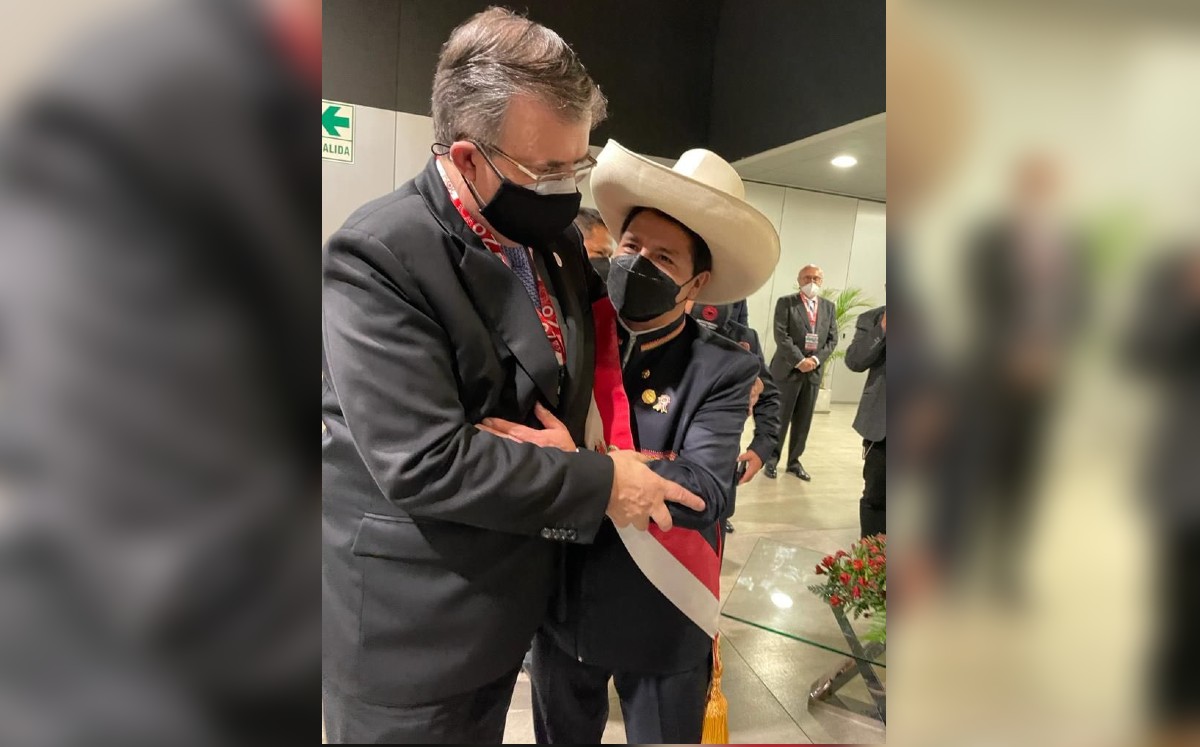 ​El izquierdista Pedro Castillo Terrones asumió hoy como presidente de Perú en medio de una importante asistencia. | Twitter
