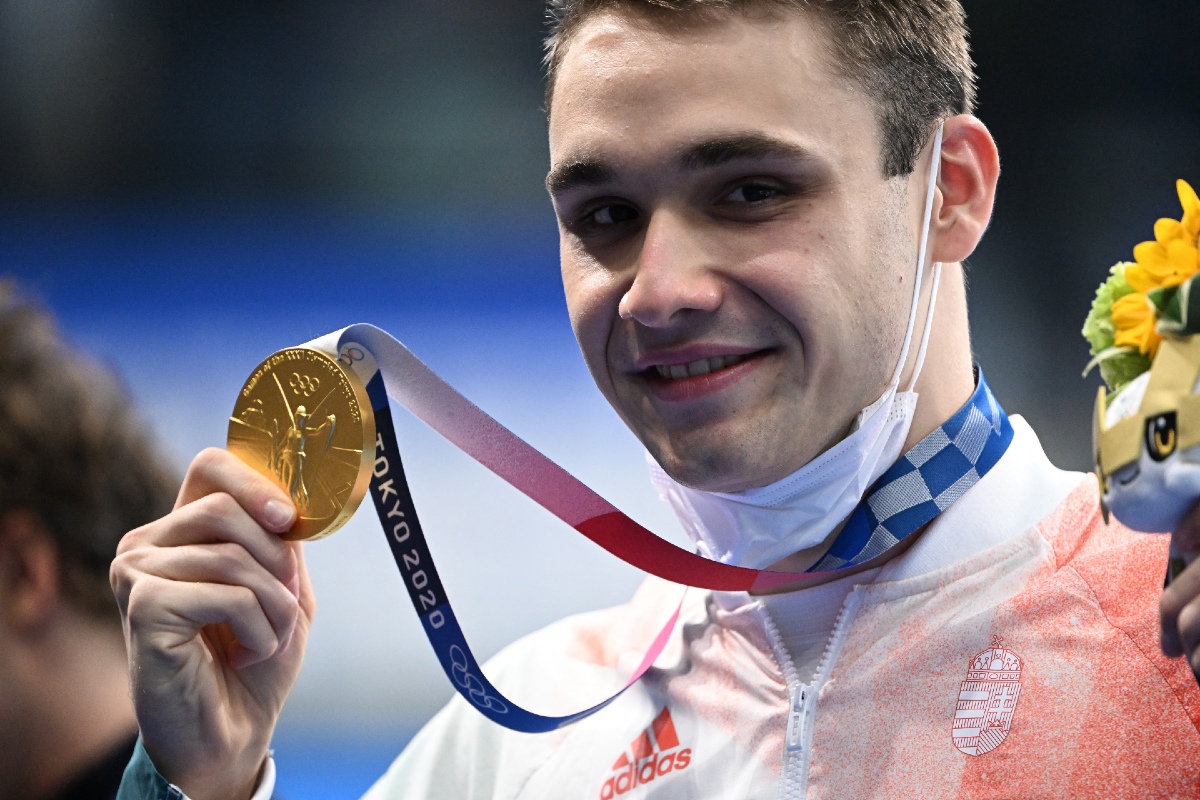 Kristof Milak, medalla de oro en 200m mariposa en Tokio 2020 (AFP)