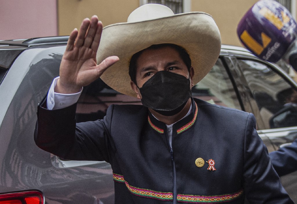 Pedro Castillo asume hoy la presidencia de Perú. | AFP