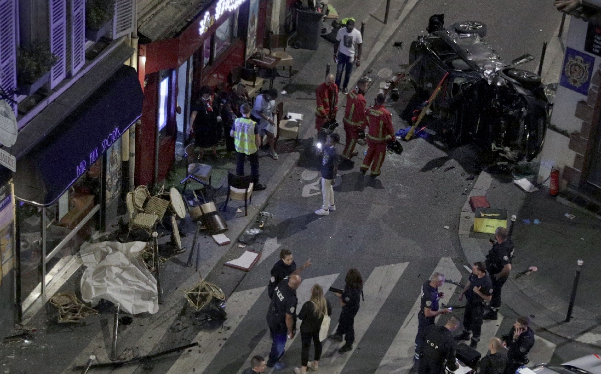 El incidente en París ocurrió hacia las 22:30 horas. (AFP)