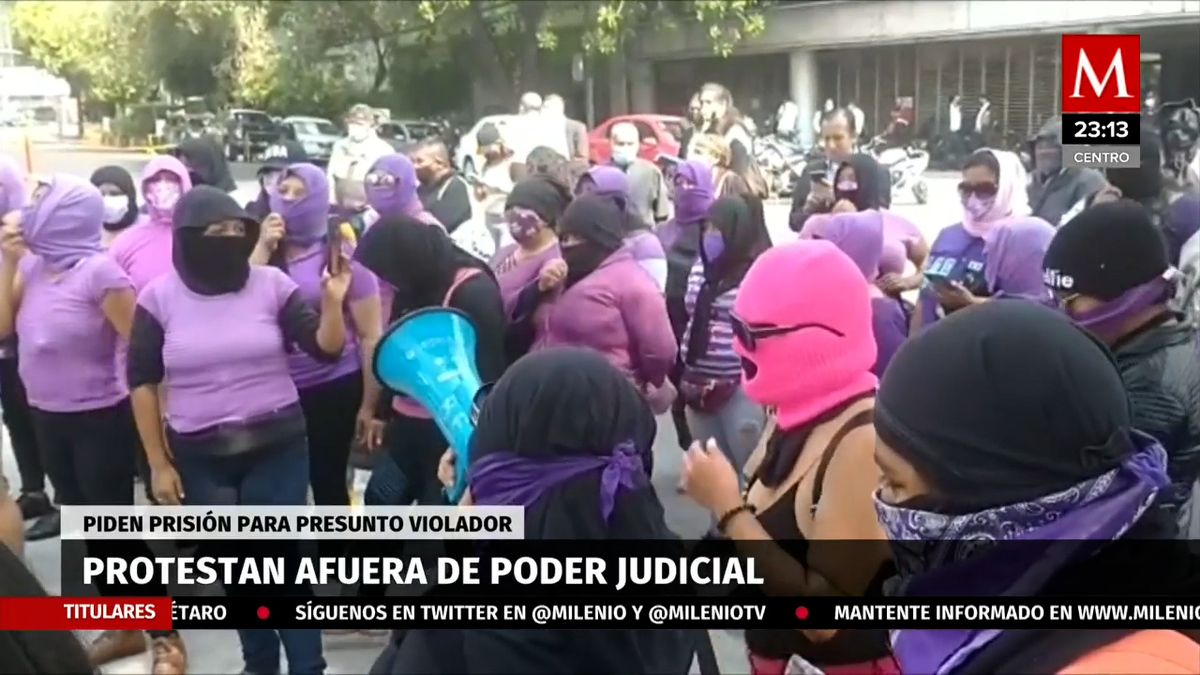 En CdMx, protestan para pedir prisión a supuesto violador