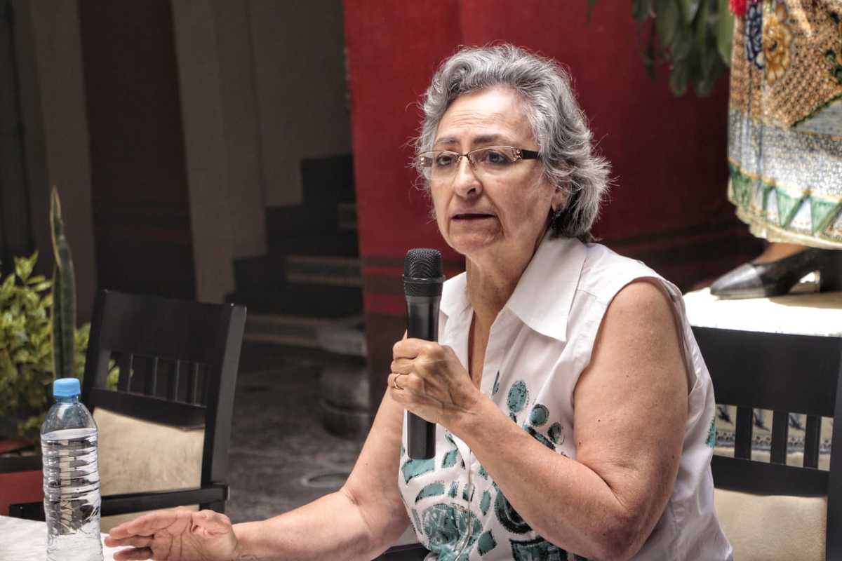 Guadalupe Grajales y Porras en conferencia de prensa este jueves. (Melanie Torres)