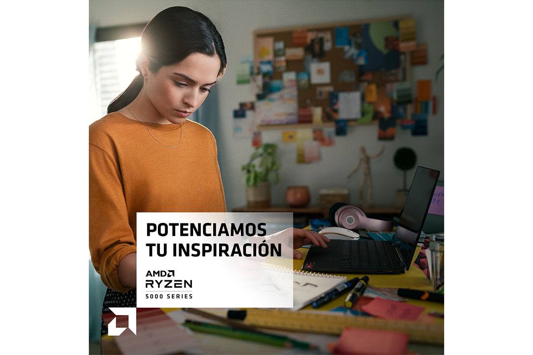 Las laptops con procesadores AMD Ryzen Serie 5000 ofrecen potencia y rendimiento de alto nivel. (Cortesía)