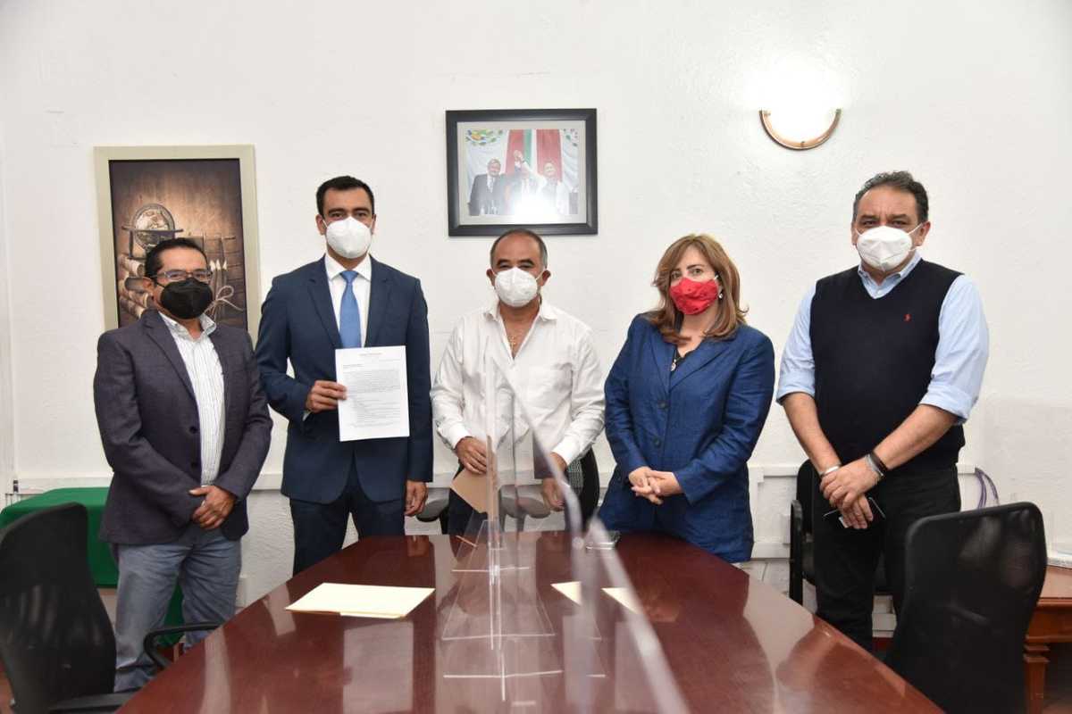 Mauricio Tabe anuncia el inicio de trabajos de transición en alcaldía Miguel Hidalgo. (Leonardo Lugo).