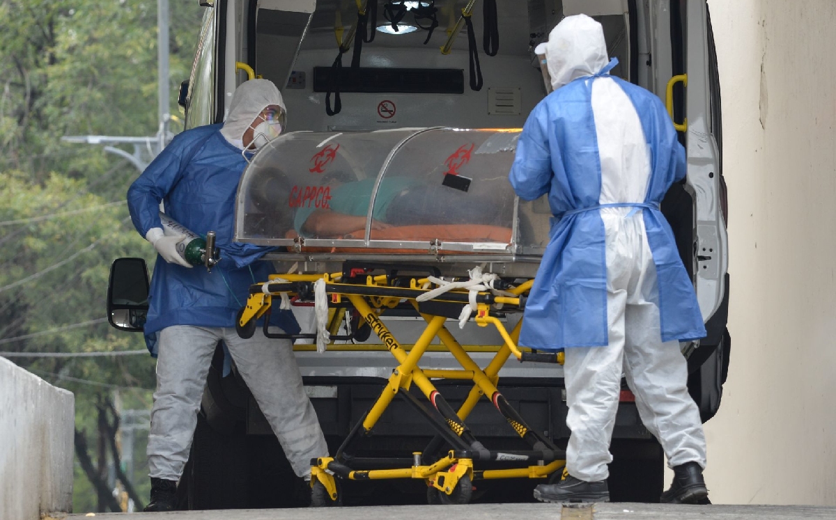 Un paciente con complicaciones por covid-19 es ingresado al Hospital Rodolfo Antonio de Mucha. (Cuartoscuro)