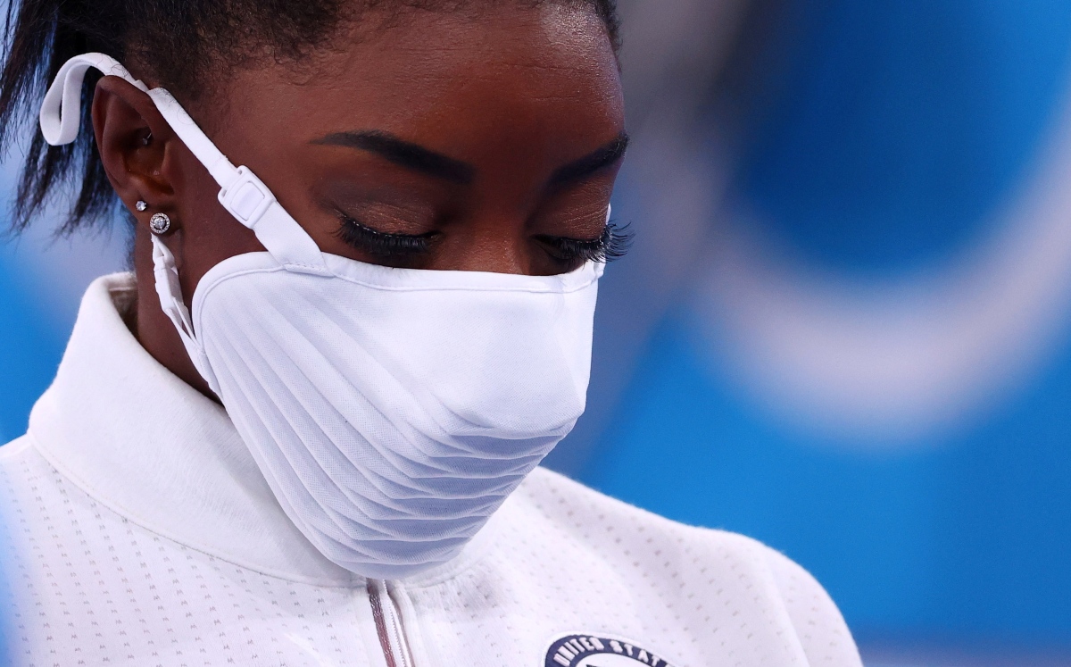 Simone Biles, gimnasta estadunidense (Reuters)