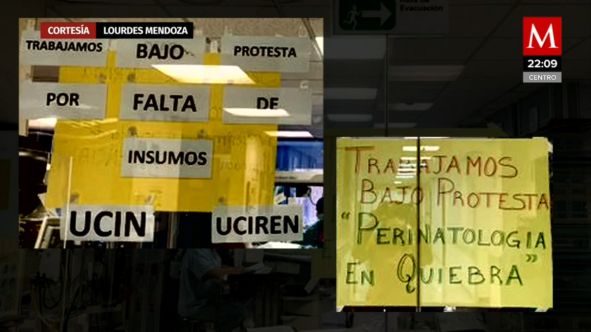 El Instituto de Perinatología trabaja bajo protesta
