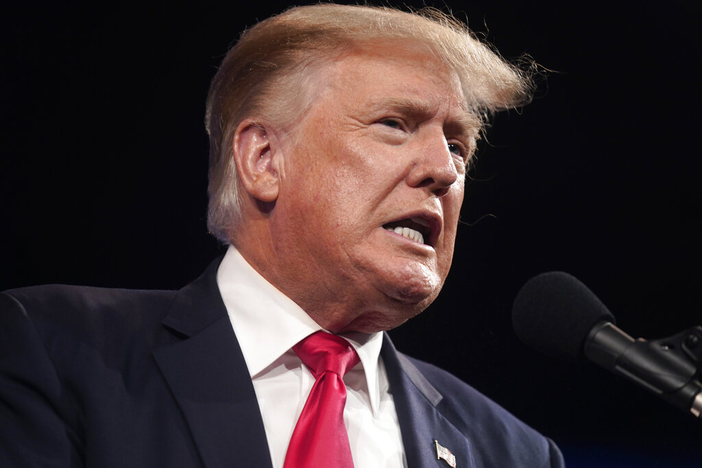 El ex presidente Donald Trump acusó a fraude de las elecciones de 2020. (AP / Archivo)