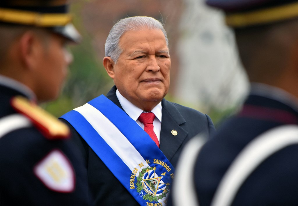 El ex presidente de El Salvador, Salvador Sánchez Cerén. (AFP / Archivo)