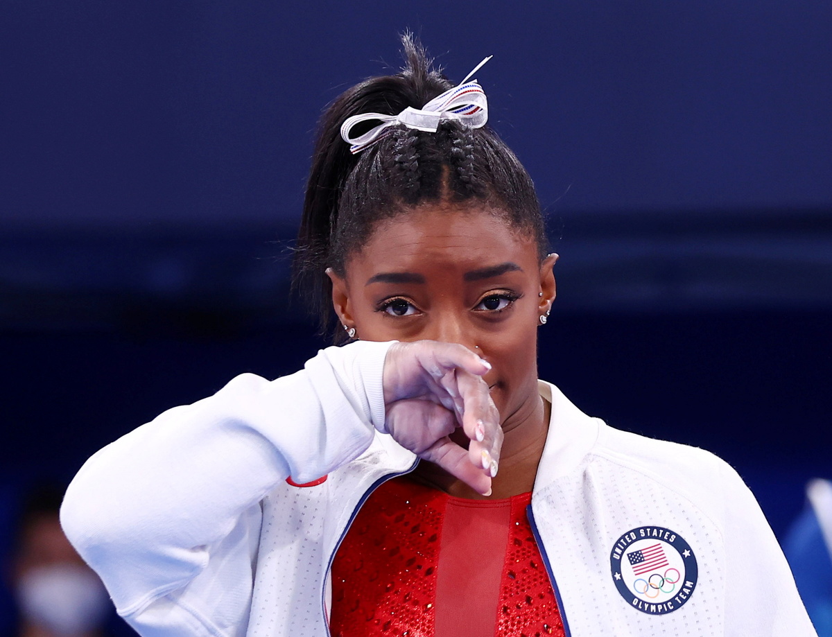 Simone Biles en Tokio 2020 (Reuters)