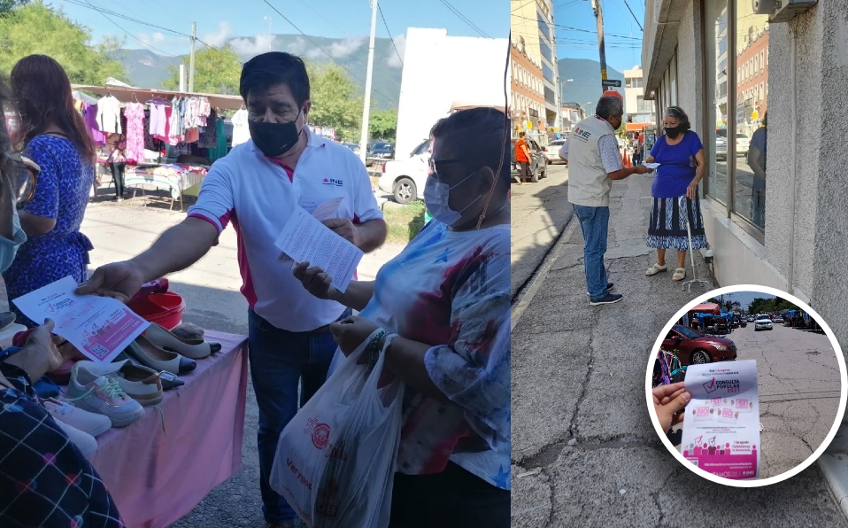 Buscan motivar a la población a que acuda a la consulta ciudadana (Cortesía)