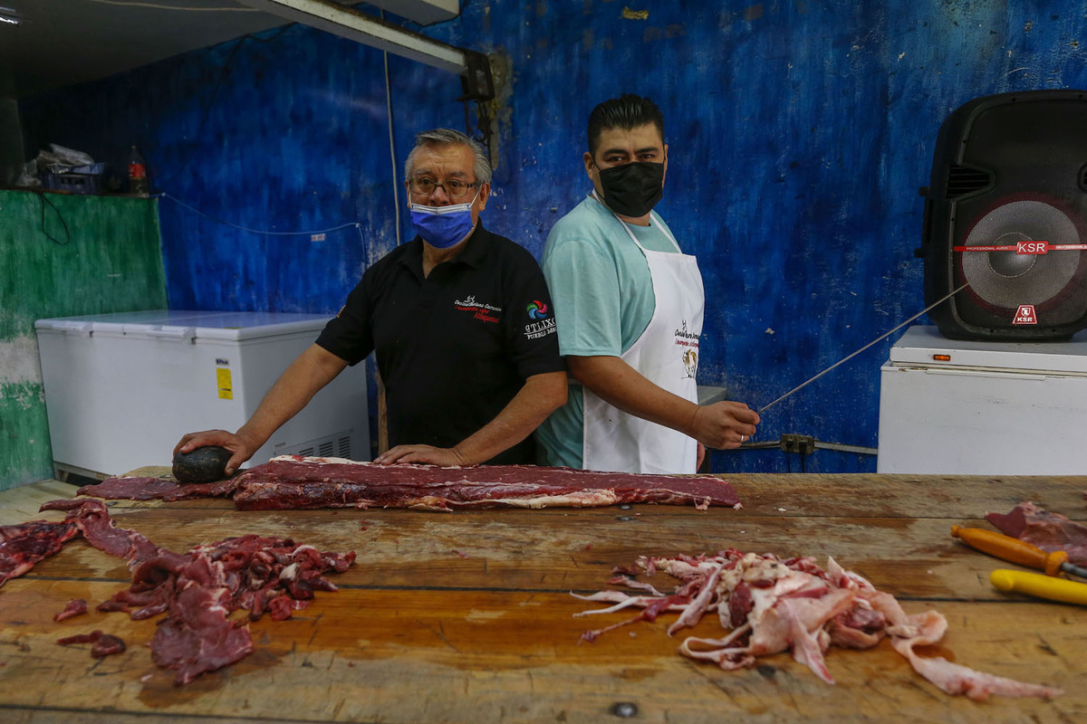 Cecina, estandarte del arte culinario de los atlixquenses. (Andrés Lobato)