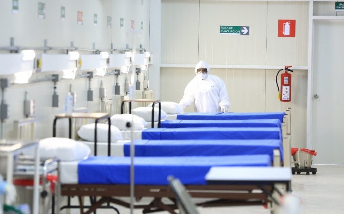 Hospital covid en Tampico. (Secretaría de Salud)