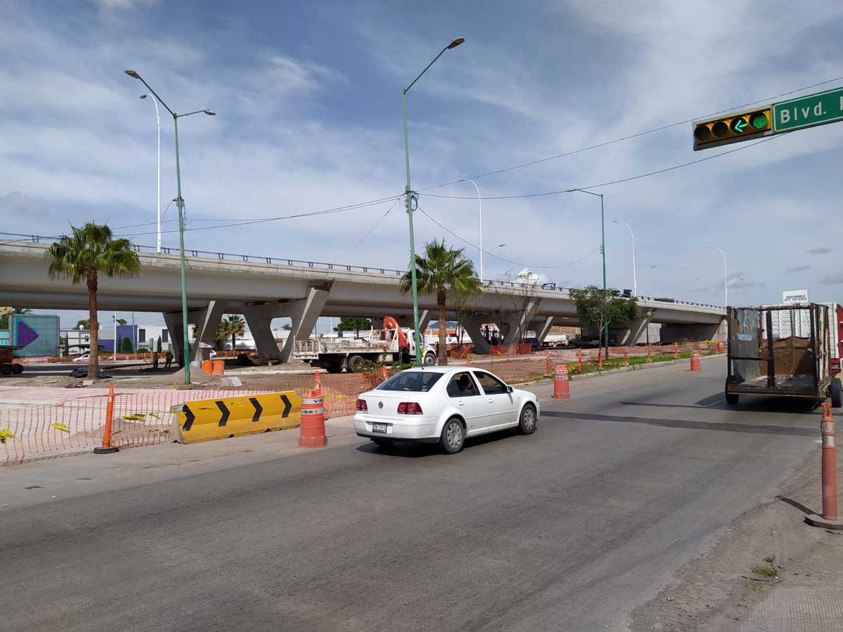 El puente ya muestra un gran avance en su construcción. Axel Rivas.