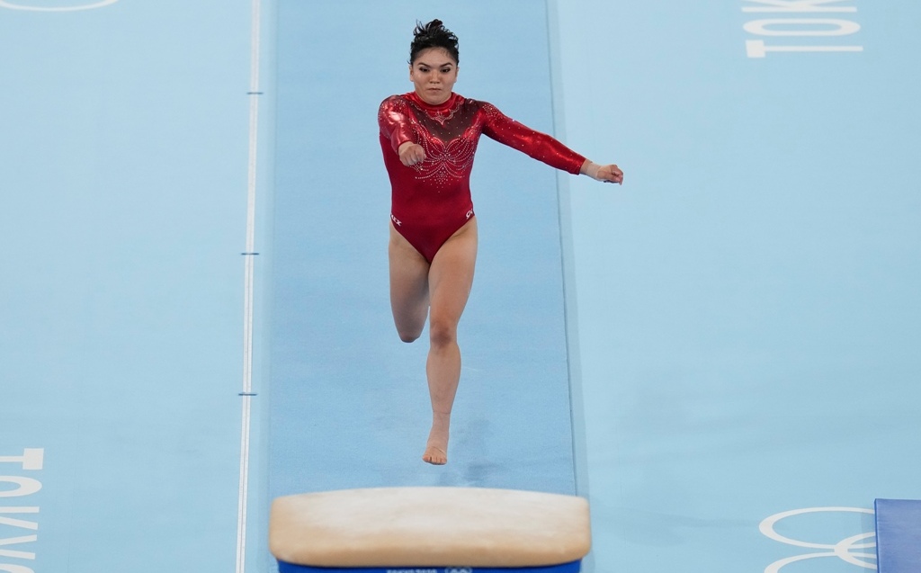 Alexa Moreno en la final Feliz tras cuarto lugar en Tokio 2020 Grupo