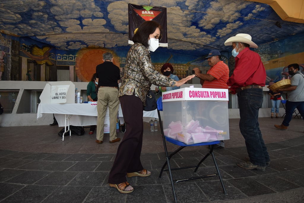 Ciudadanos acudieron a la consulta en el municipio de Tula de Allende. (Francisco Villeda)
