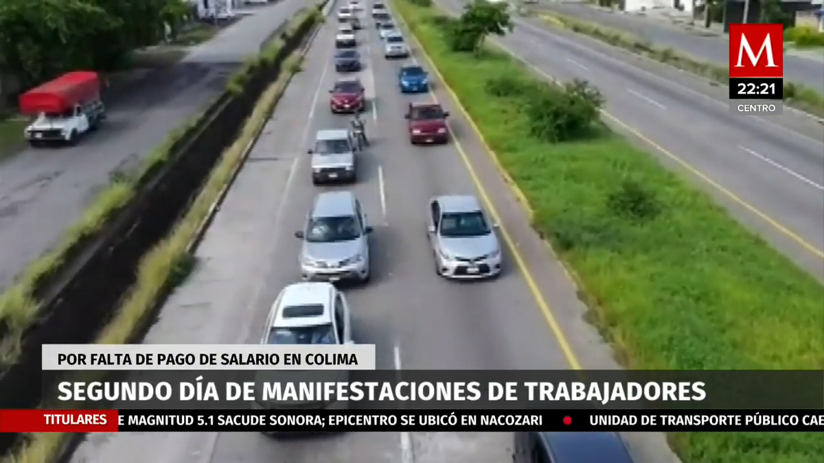 Colima: burócratas mantienen protestas ante falta de pagos