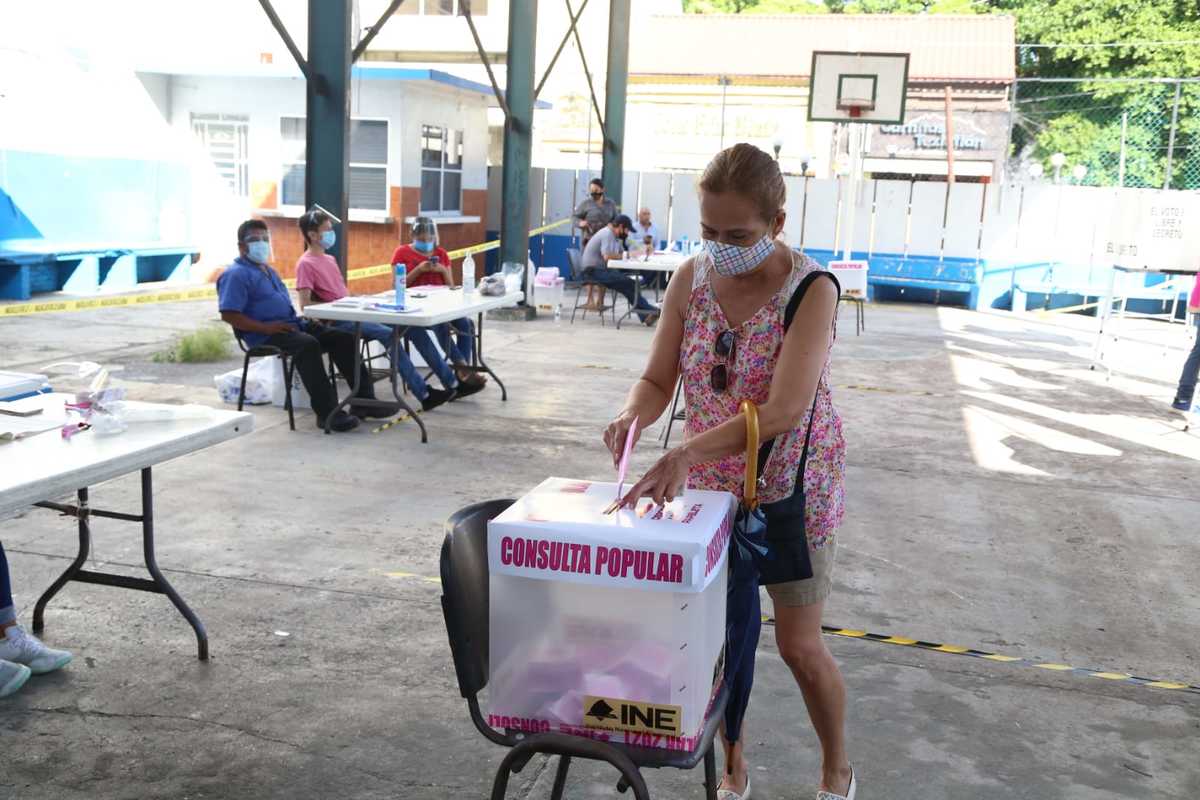 Consulta popular en Tamaulipas. (Yazmín Sánchez)
