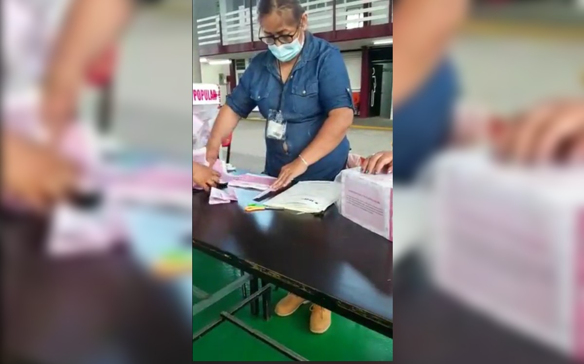 Denuncian embarazo de urnas en consulta popular de Veracruz | Captura
