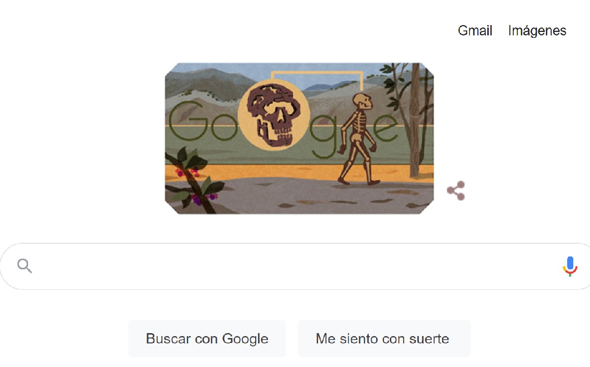 Google dedica doodle a El Niño de Turkana (Captura).