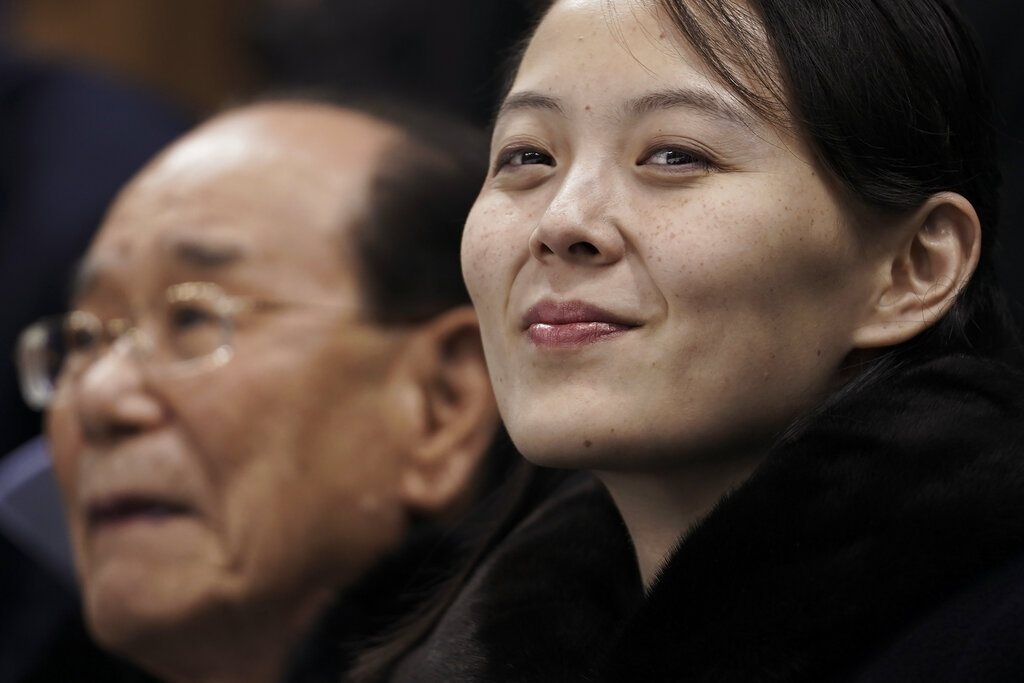 Kim Yo-jong, la hermana del líder norcoerano Kim Jong-un. (AP / Archivo)