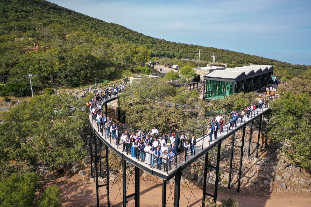 El Mirador en Alta Cumbre forma parte de El Parque Camino Real a Tula y brinda una experiencia única para los visitantes