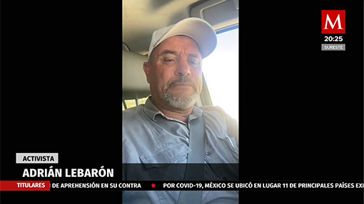 Adrián Lebarón denuncia detención de compañeros
