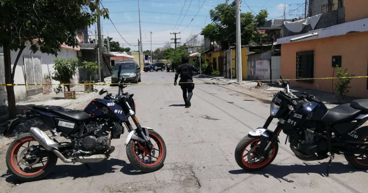 Balean a hombre en San Nicolás de los Garza. Foto: Especial