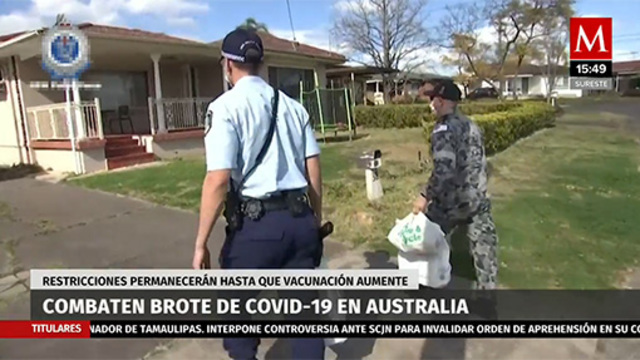 Combaten brote de covid-19 en Sidney, Australia