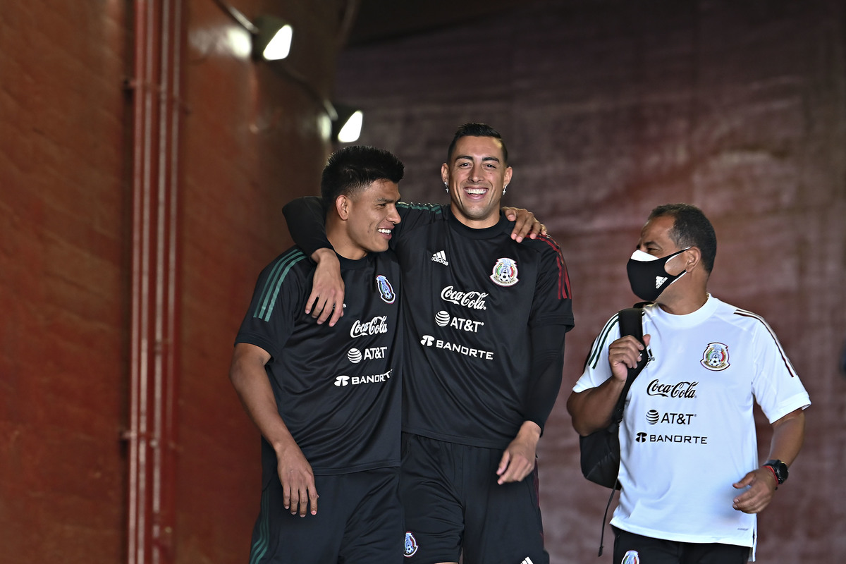 Jesús Gallardo y Rogelio Funes Mori con la selección mexicana (Imago7)
