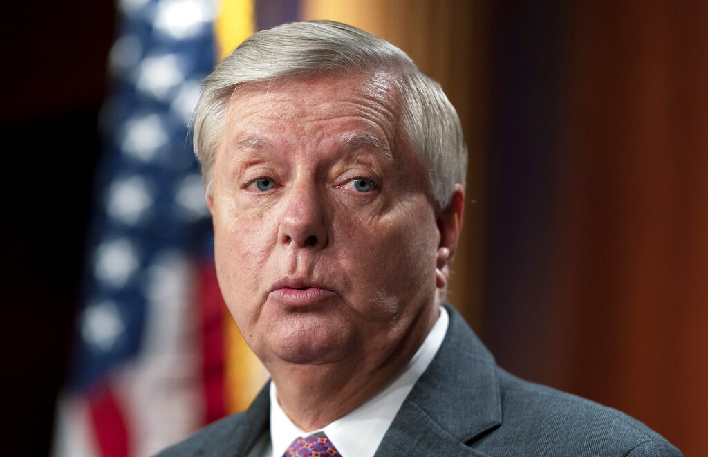 Lindsey Graham, senador republicano por el estado de Carolina del Sur, Estados Unidos. (AP)