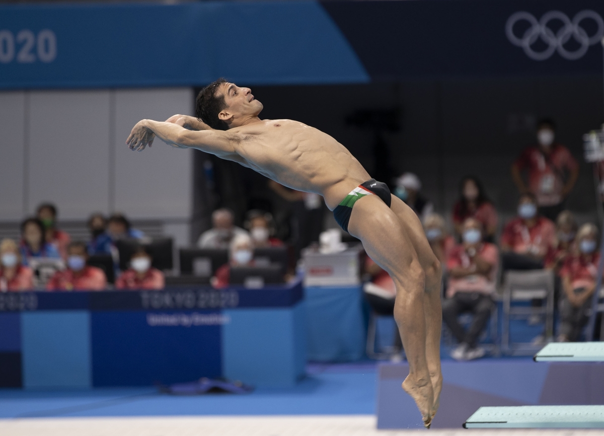 Rommel Pacheco en Tokio 2020 (Mexsport)