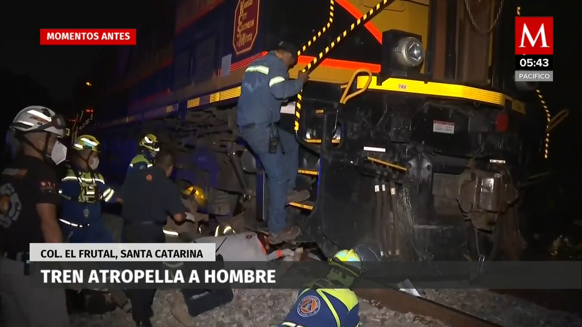 Un hombre perdió su pierna tras ser atropellado por un tren