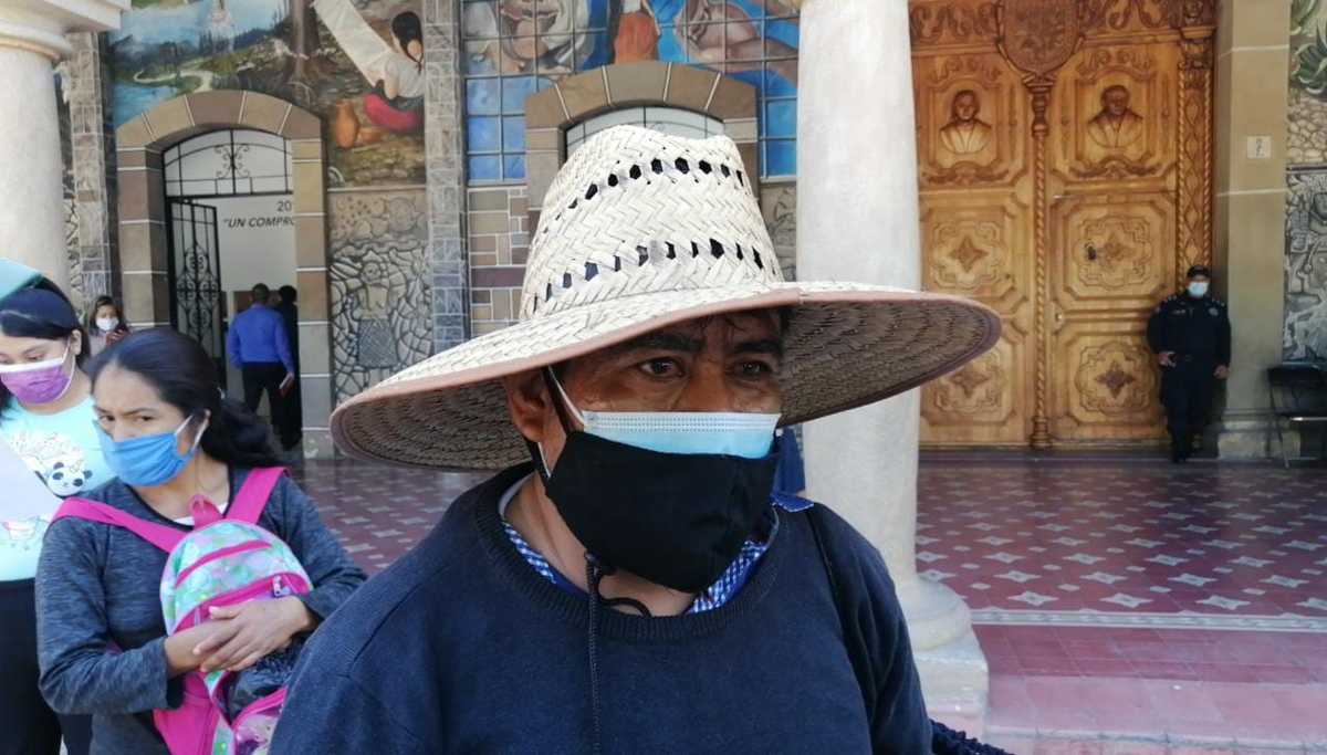 Habitantes de San José Axusco se manifiestan por falta de respuesta de Conagua. (Apolonia Amayo)