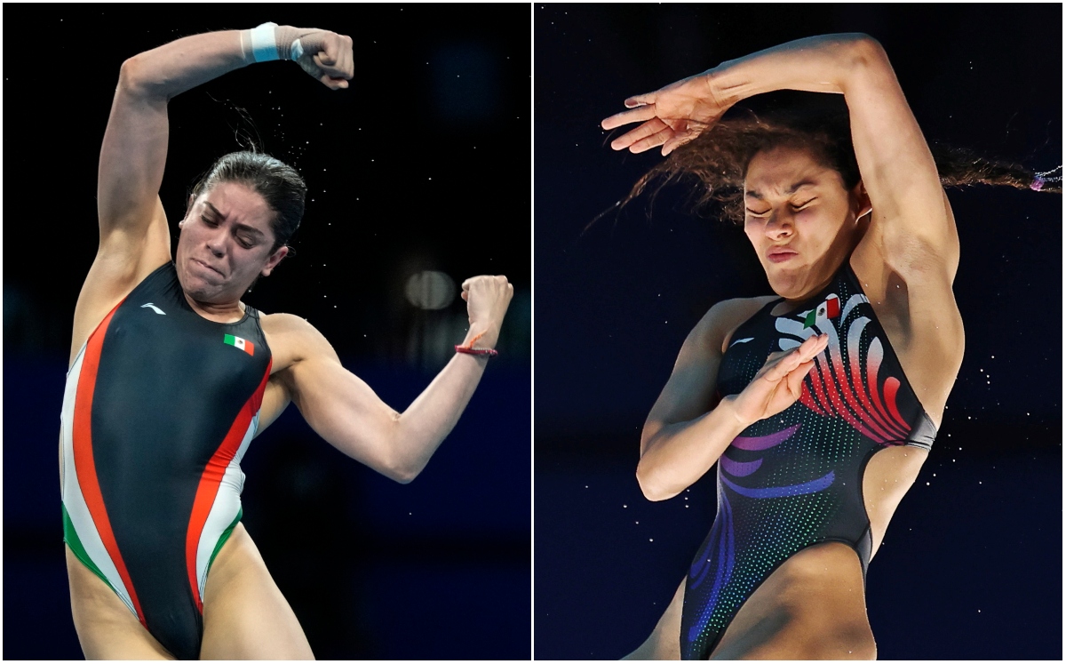 Alejandra Orozco y Gabriela Agúndez, clavadistas mexicanas (Reuters)