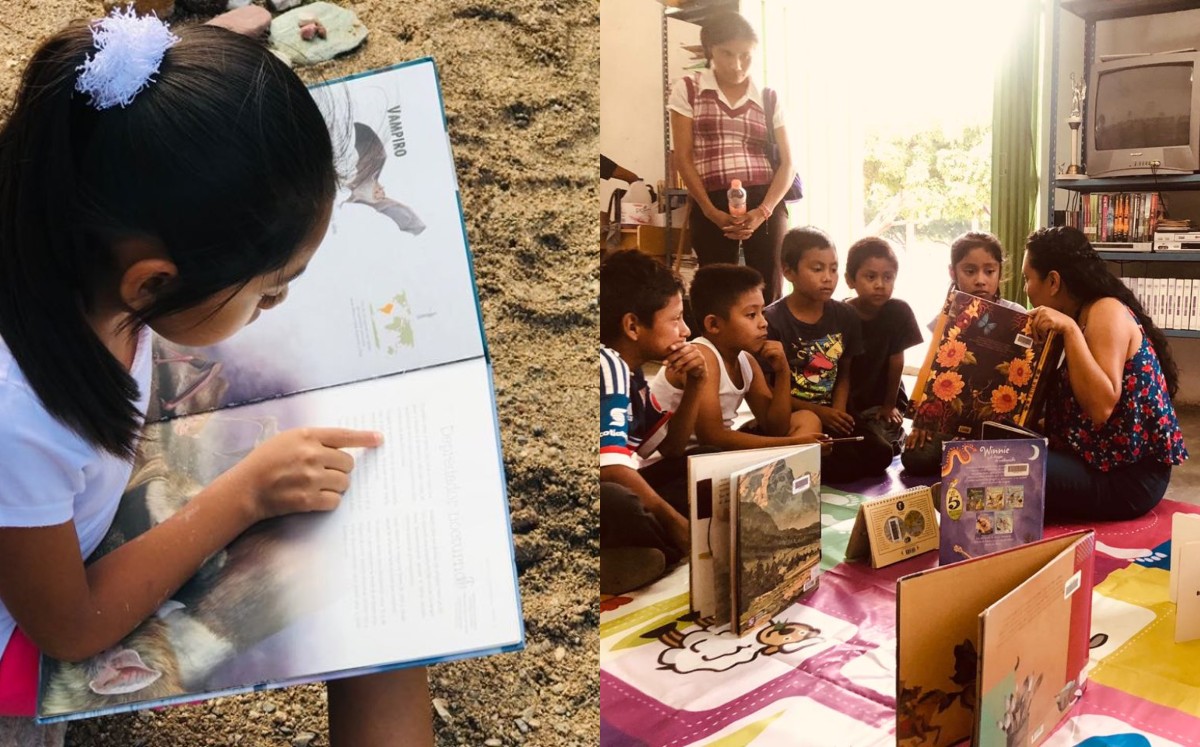 Se busca acerar a los niños a la magia de los libros | Foto: Cortesía Miriam Pérez