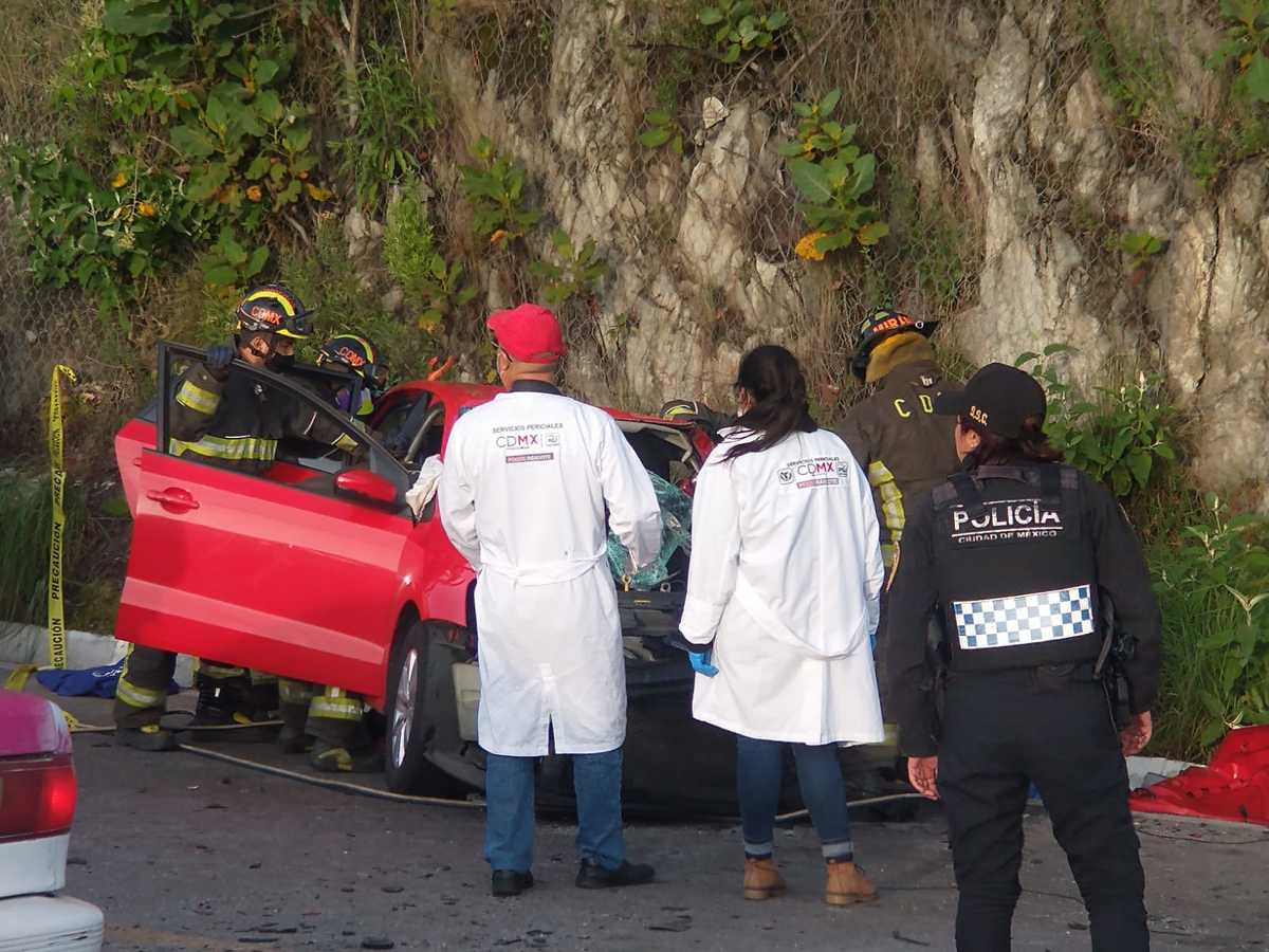 Choque en carretera México-Cuernavaca deja un muerto y dos heridos (Carlos Tejeda)