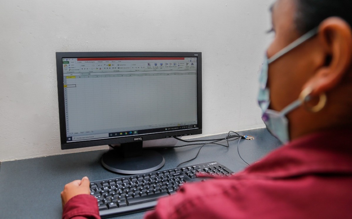 Clases en línea, curso de computación. (Cortesía)