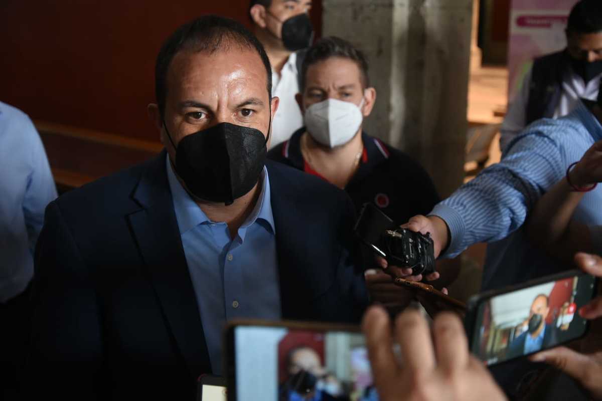 El gobernador declaró que durante su gobierno se han logrado capturar a distintos delincuentes. (Milenio Digital)