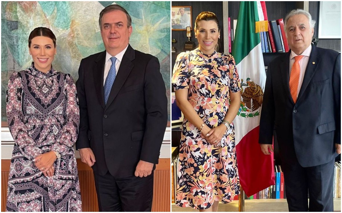 La gobernadora electa de Baja California se reunión con el canciller Marcelo Ebrard y con el secretario de Turismo, Miguel Torruco.