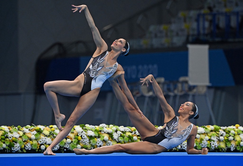 Nuria Diosdado y Joana Jiménez (AFP)