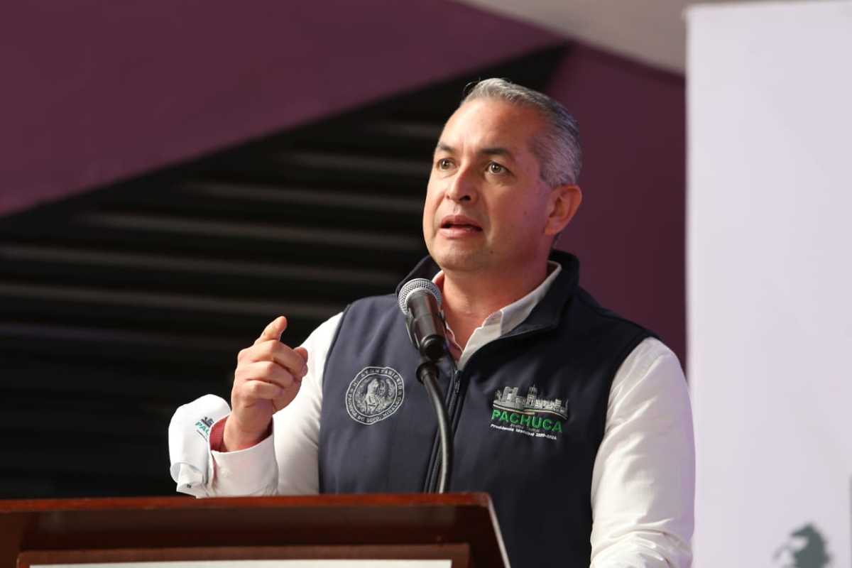 Sergio Baños Rubio, presidente municipal de Pachuca. (Jorge Sánchez)