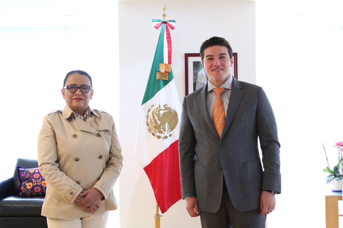 Acuerdan Samuel y Federación blindar a Nuevo León. Foto: Especial