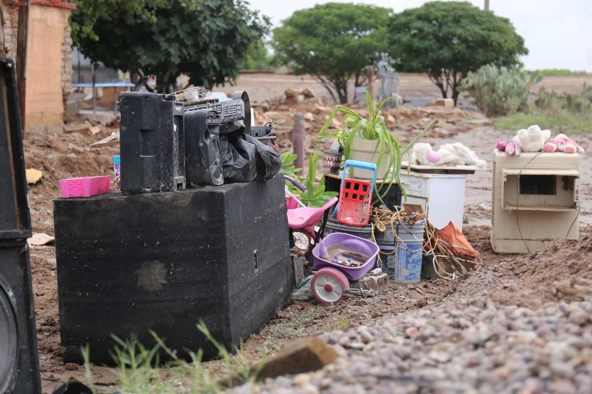 Las familias perdieron la mayoría de sus pertenencias.  (Rolando Riestra)