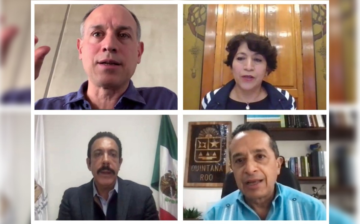 López-Gatell sostuvo una reunión con integrantes de la Conago. | Especial