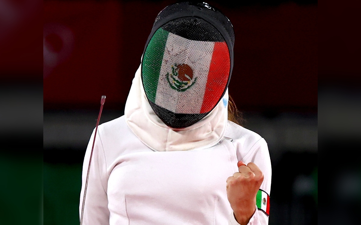 Mariana Arceo en pentatlón moderno de Tokio 2020 (Reuters)