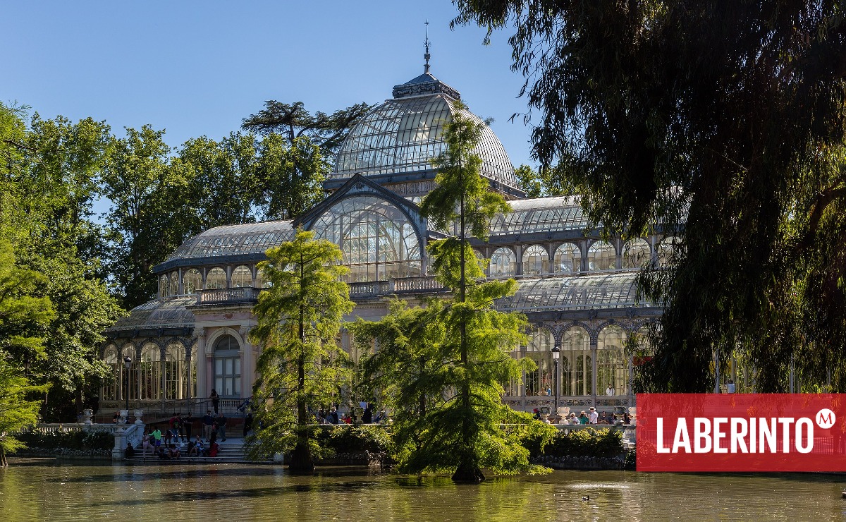 Palacio de Cristal en el Parque del Retiro, Madrid. (Foto: Wikimedia Commons)